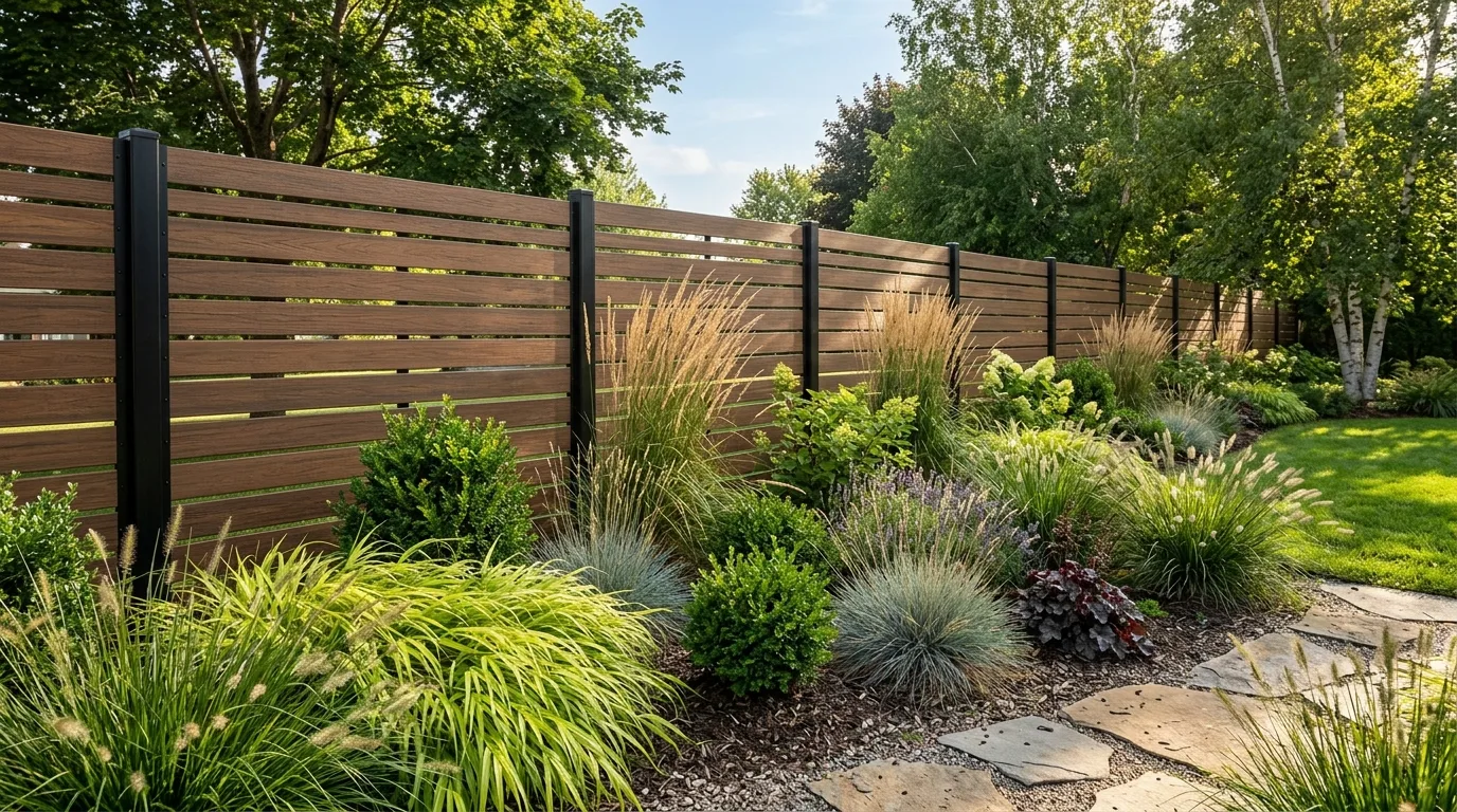Mulched Planting Bed With Repetition